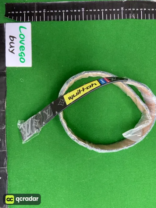 Black and silver buckle