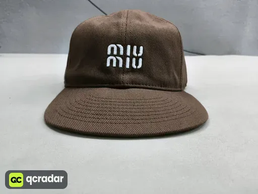 Brown (light blue rope) hat with soft brim and top