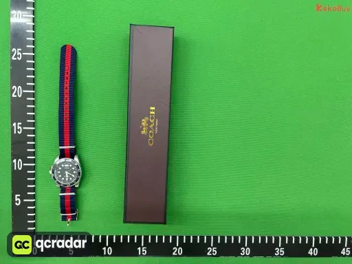 G水鬼尼龙带蓝色配长盒