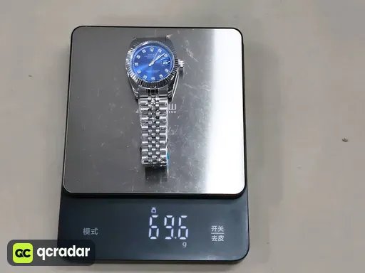 R830-11 silver blue 12 diamonds