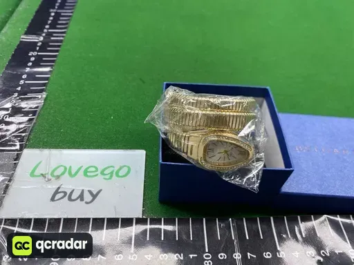 Snake two-circle steel-gold white