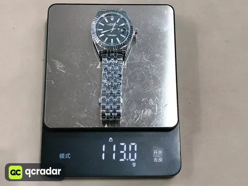 Log solid steel strip engraved black