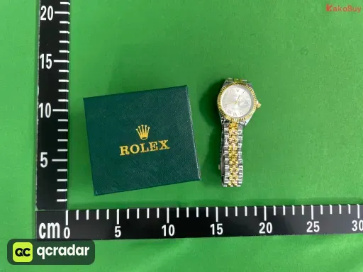 日志实心钢带罗马间金白