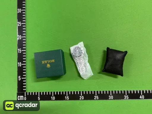 四针水鬼 五珠银色表带 黑水鬼