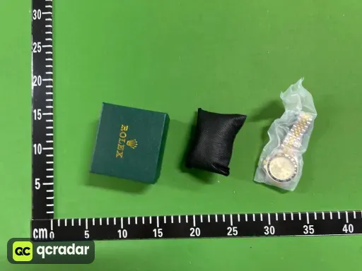 四针可乐圈 五珠间金 黑圈金面