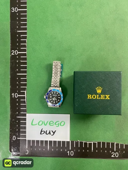 Four-pin coke circle five baht silver watch strap blue sky blue circle