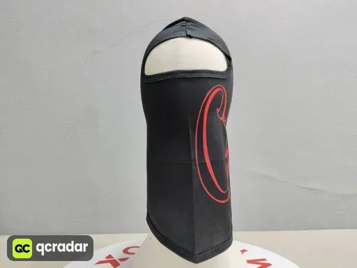 001#Mask mask black and red