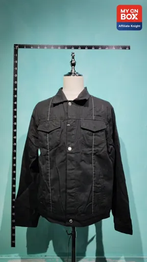 E01-Denim coat [black]]