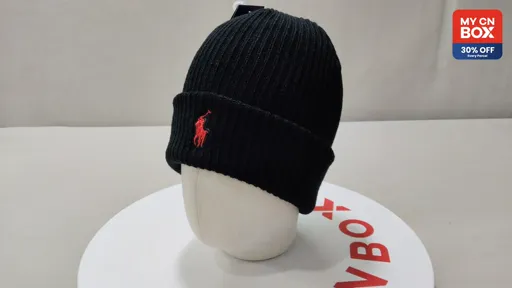 black embroidered red