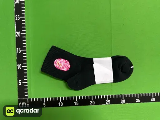 短款黑粉色刺绣
