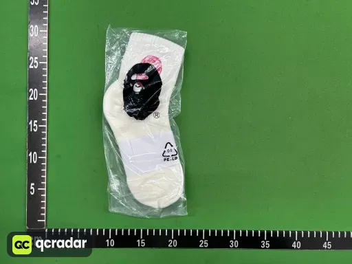 短款白粉色刺绣
