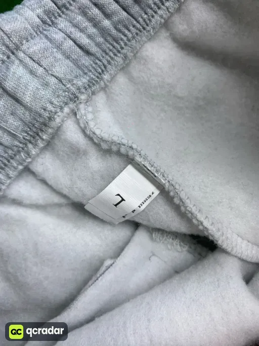 Gray trousers
