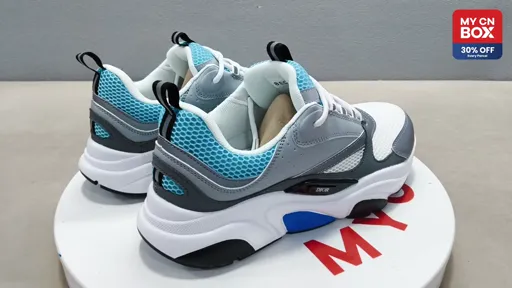 Dior gray blue and white