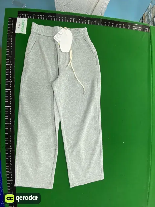 X909 (sweatpants)-flower gray