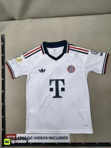 26-27 bayern away kit with bundesliga star customization - "leave name & number in order notes"