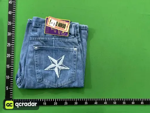 8008蓝中裤