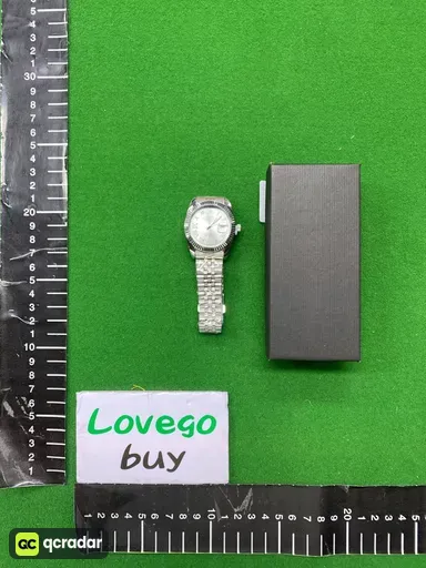 R830-06 roman with diamonds silver white