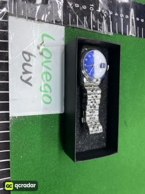 R830-11 silver blue 12 diamonds
