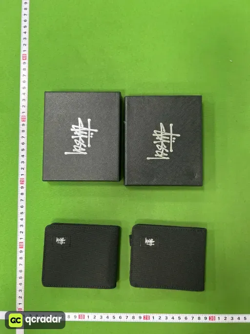 西图短钱包  黑色 加盒