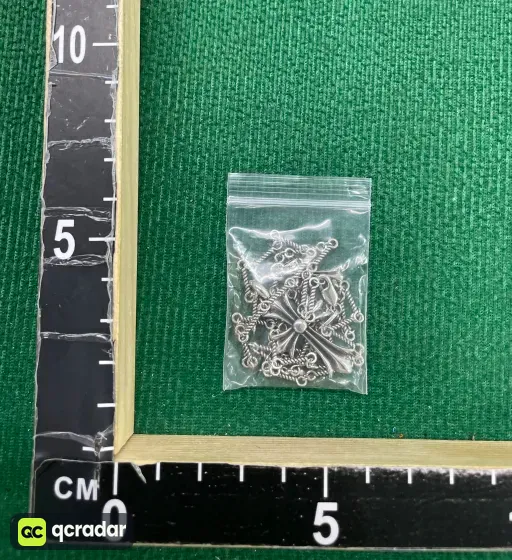 双十字架项链