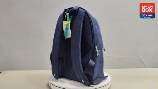 Double layer suede blue silver