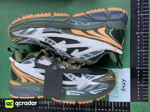 White orange green
