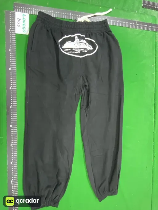 Black and white trousers