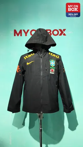 Brazilian black windbreaker thin section