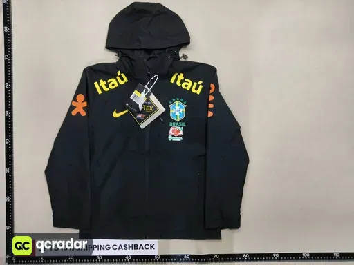 Brazilian black windbreaker thin section