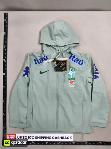 Brazilian light green windbreaker thin section