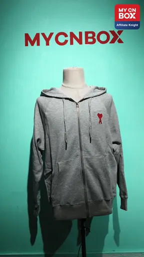 Flower gray [641 zipper style]