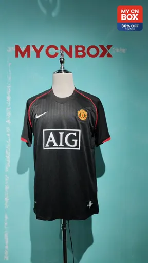 0708 manchester united away game black