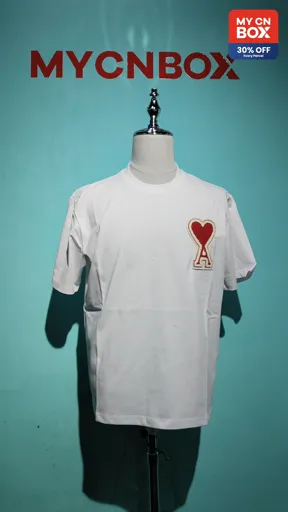 Big love-white red heart