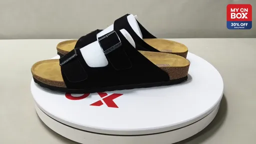 Black suede