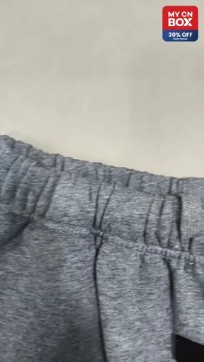 Flocked shorts dark gray