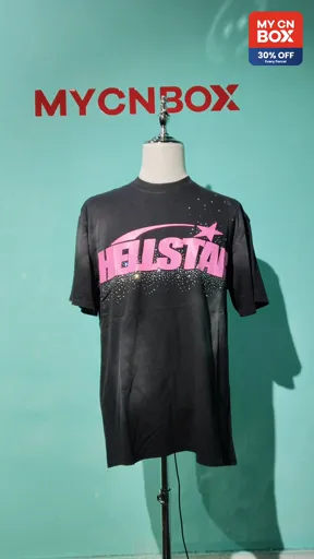 6753 washed black + hot diamond