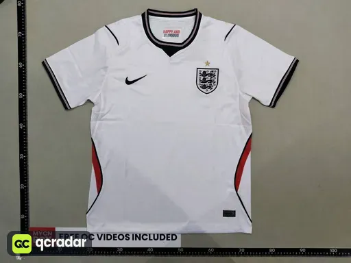 2026 england home jersey (unnumbered)