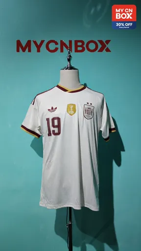 2026 spain away kit, 2 stars, no. 19 yamal