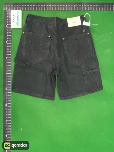 驴牛仔短裤黑