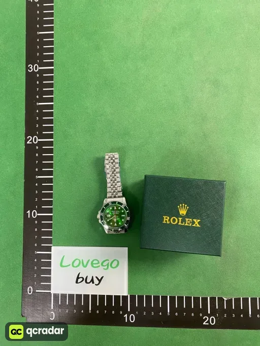 Four-pin water ghost five-bead silver strap green water ghost