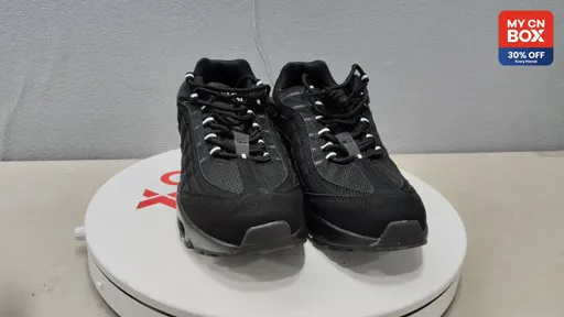 Style 95-36-46--black and white shoelaces