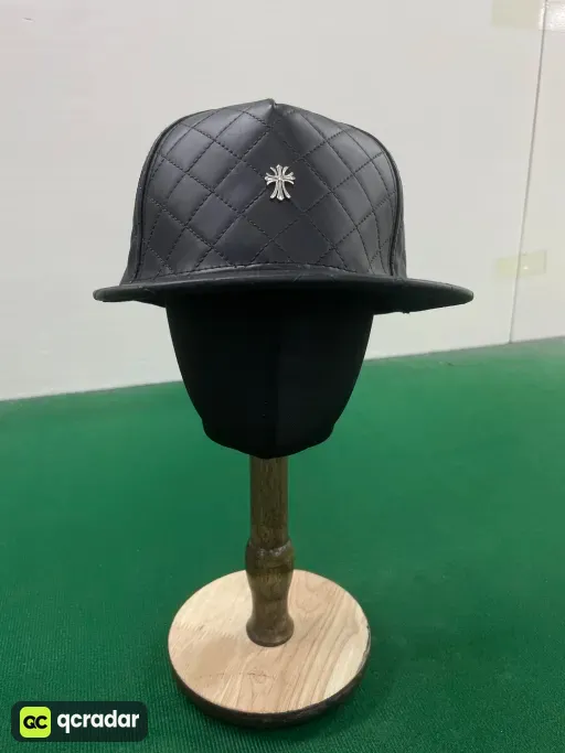 格子皮帽