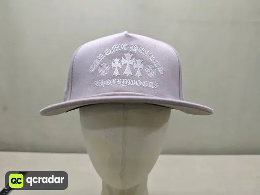 Embroidered strap gray