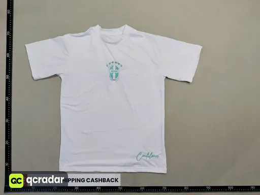 Blue and white short sleeves