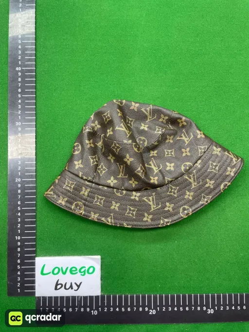 Leather bucket hat card