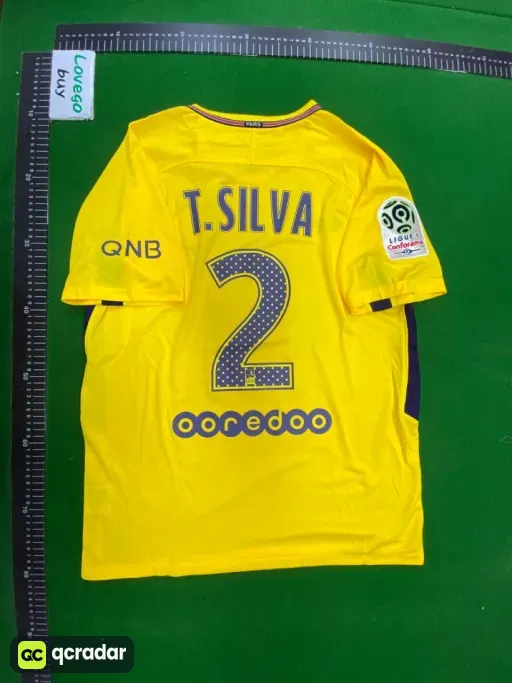 1718 paris away custom no. 2 star + league armband