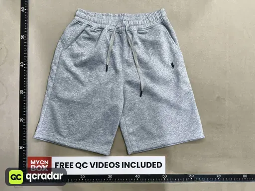 Cotton shorts gray black horse