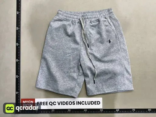 Cotton shorts gray black horse