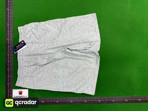 棉短裤灰色黑马