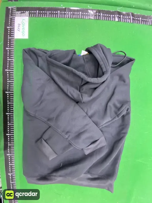 Black suit-red label